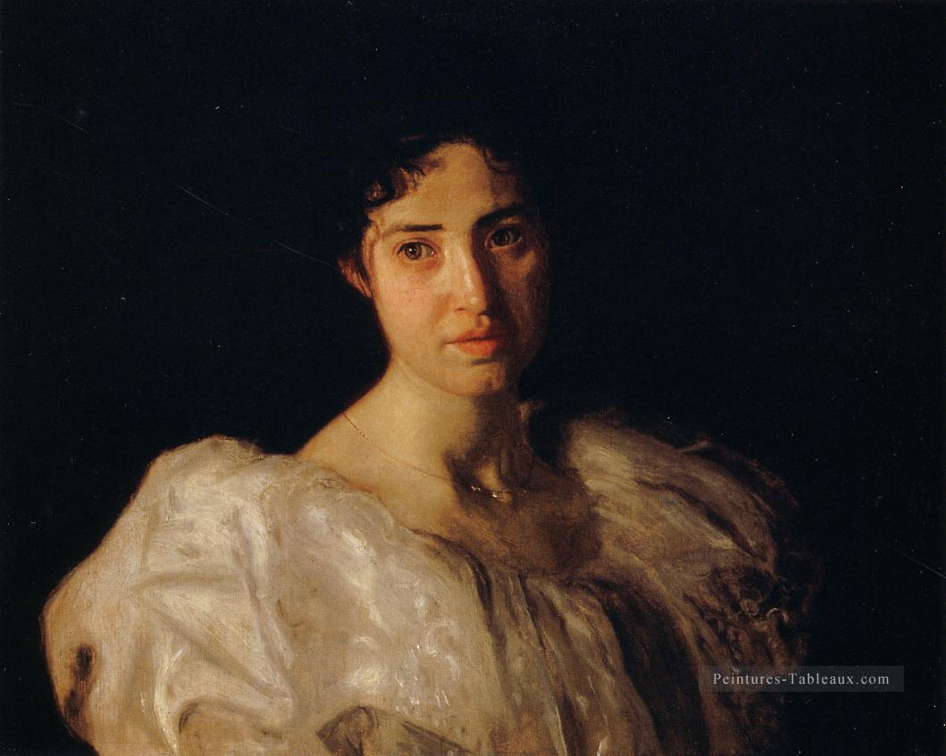 Portrait de Lucy Lewis réalisme portraits Thomas Eakins Peintures à l'huile